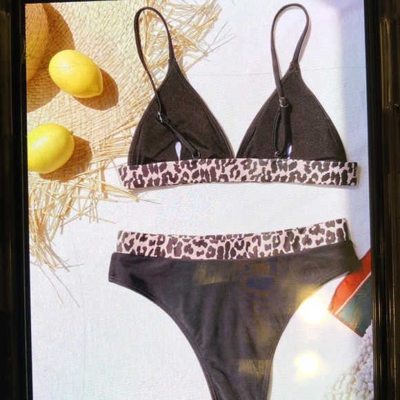 Leopard Print / Cheetah Swim Suit - Picture 2 of 6